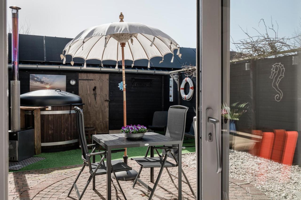 פטן Strandhuis De Zeeparel Met Hottub מראה חיצוני תמונה